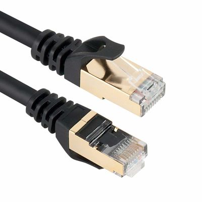 สายแพทช์อีเทอร์เน็ต Cat 7 ทนทาน 600MHZ ความเร็วสูง Gigabit 10Gbps