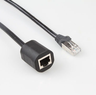 สายแพทช์ FTP Cat6 ที่ใช้งานได้จริงส่วนต่อขยายชายกับหญิง RJ45 ความเร็วสูง