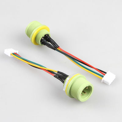 IP68 ขั้วต่อสายไฟลากสายอุตสาหกรรมกันน้ำ M16 4pins ถึง XH2.5