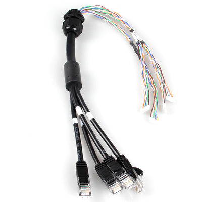สายเคเบิลเครือข่ายสายแพตช์ Cat6a1 ถึง 4 ที่ปรับแต่งจากโรงงานสำหรับวิศวกรรม