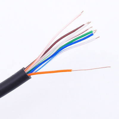 สายแพทช์ทองแดง 24AWG Cat 5e, BC7 / 0.2 PVC Jacket UTP Cat5e Patch Cable