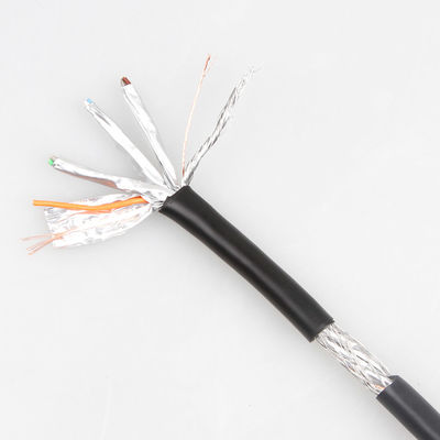 OEM Gigabit Ethernet Cat8 Patch Cable S/FTP 40Gbps 2000MHZ ใช้งานได้จริง