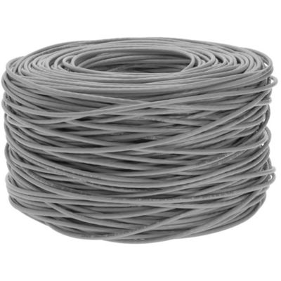 สายเคเบิลอีเธอร์เน็ต ODM Cat6a 24AWG CCA, แจ็คเก็ต PVC 305m 1,000ft 10Gbps