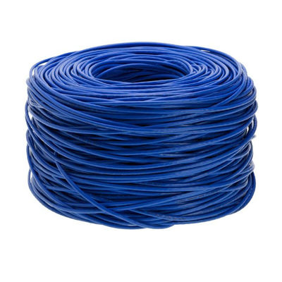 สายเคเบิลอีเธอร์เน็ต ODM Cat6a 24AWG CCA, แจ็คเก็ต PVC 305m 1,000ft 10Gbps