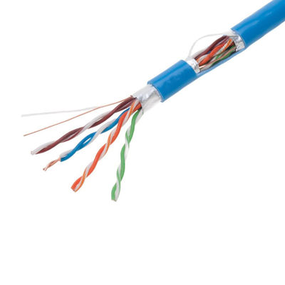 สายเคเบิล FTP CAT6 0.57 มม. สีน้ำเงิน, สายเคเบิล Cat6 ทองแดงบริสุทธิ์ที่ใช้งานได้จริง