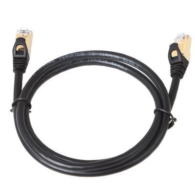 คอมพิวเตอร์ 1000Mbps Patch Cable Cat 6, สายแพทช์ทองแดงบริสุทธิ์ 24AWG RJ45 Cat 6
