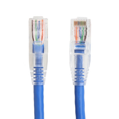 สายแพทช์ Ethernet Cat6 ที่เสถียร UPC แจ็คเก็ต PVC LSZH ความเร็วสูง