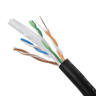 สายแพทช์ Cat6 Cat6a สีดำสำหรับ Gigabit Ethernet 650MHz 100W PoE RJ45 UTP