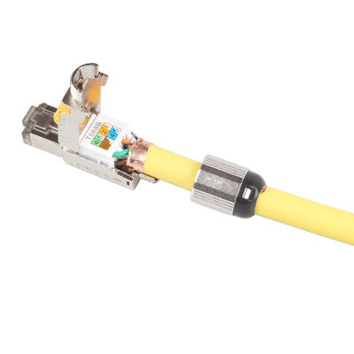 สายเคเบิล FTP 22AWG Cat6a S ที่เสถียร, 4 คู่ LSHF LSOH Cat6a S / FTP LSZH