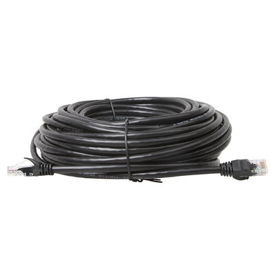 สาย Lan LSZH UTP Cat6a สีดำพร้อมหัวต่อปลั๊กโมดูลาร์ CMG