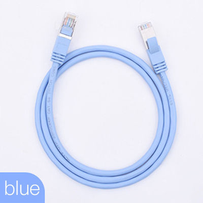 สายแพทช์ Ethernet Cat5e ในอาคาร 100 ม. FTP STP แจ็คเก็ต PVC พร้อมขั้วต่อ RJ45