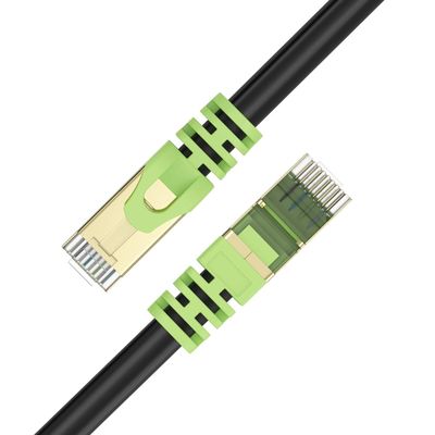 ROHS 26AWG Outdoor Cat 7 Ethernet Cable RJ45 ความเร็วในการรับส่งข้อมูล 10Gbps