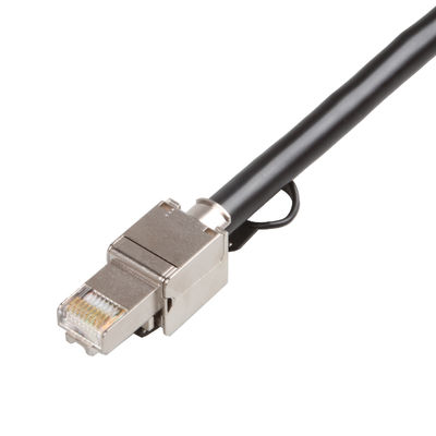 สายแพทช์ 24AWG Cat 8 ที่หุ้มฉนวนสองชั้น, สายเคเบิลอีเธอร์เน็ต 2000MHz Cat 8 SFTP