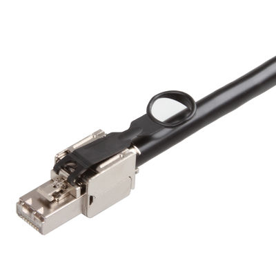 สายแพทช์ 24AWG Cat 8 ที่หุ้มฉนวนสองชั้น, สายเคเบิลอีเธอร์เน็ต 2000MHz Cat 8 SFTP