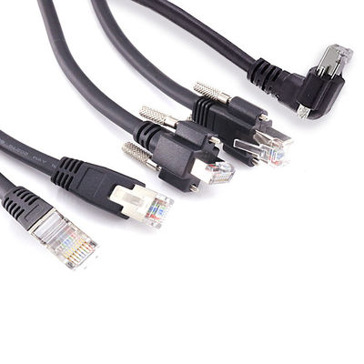 0.5-90 ม. สายเคเบิล SFTP Industrial Cat5e Cat6A Cat7 Network ทนทาน