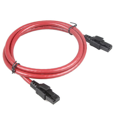 สายเคเบิลอีเทอร์เน็ตภายนอกเครือข่าย Cat6 ปลอกคู่ 24 AWG 24 ฟุต