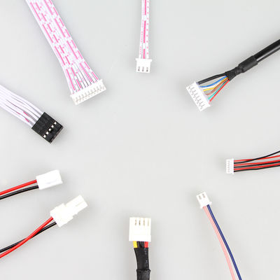 0.8mm 1.25mm Pitch Wire Harness Cable 1Pin 2Pin 40Pin สำหรับอุตสาหกรรม