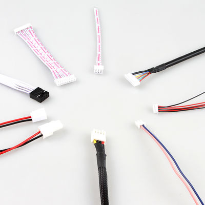 0.8mm 1.25mm Pitch Wire Harness Cable 1Pin 2Pin 40Pin สำหรับอุตสาหกรรม