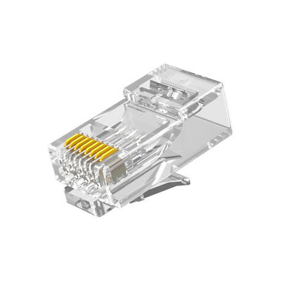 ตัวเชื่อมต่อ PC RJ45 Cat6 ที่ทนทาน, ตัวเชื่อมต่อ UTP CAT6 แบบป้องกัน 8P8C