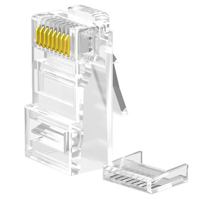 ตัวเชื่อมต่อ PC RJ45 Cat6 ที่ทนทาน, ตัวเชื่อมต่อ UTP CAT6 แบบป้องกัน 8P8C