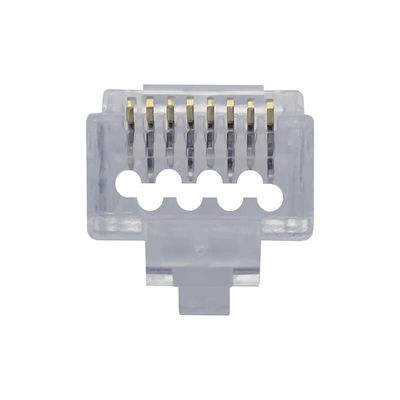 UTP Ethernet ตัวเชื่อมต่อสายไฟฟ้าปลั๊ก RJ45 พอดี CAT5 CAT6