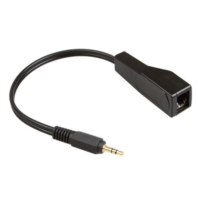 Cat5 Cat6 ประกอบสายแบบกำหนดเอง 3.5 มม. สเตอริโอไปยัง Extender เสียงหญิง RJ45
