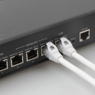 OEM Cat 6a สาย Ethernet Lan ทองแดง 7 / 0.2 แจ็คเก็ต PVC / LSZH พร้อมขั้วต่อ RJ45