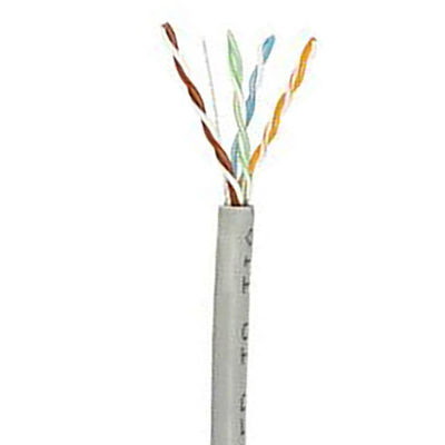 Cat6a 1,000 Ft Ethernet Lan สาย 23AWG 0.58 มม. ทองแดงแข็ง 500Mzh แจ็คเก็ต PVC LSZH