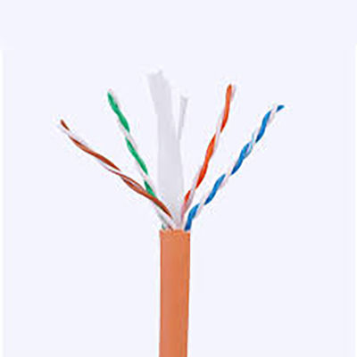 Cat6a 1,000 Ft Ethernet Lan สาย 23AWG 0.58 มม. ทองแดงแข็ง 500Mzh แจ็คเก็ต PVC LSZH