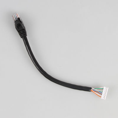 สายเคเบิลอีเธอร์เน็ต Cat 5e AWG 22 ที่ทนทาน, สายเคเบิลทองแดงเปลือย JST RJ45 Cat5e