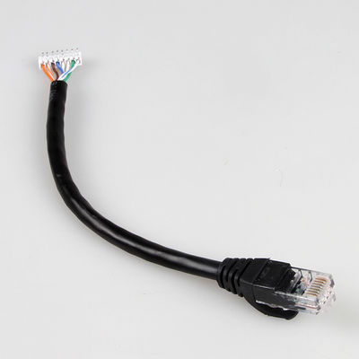 สายเคเบิลอีเธอร์เน็ต Cat 5e AWG 22 ที่ทนทาน, สายเคเบิลทองแดงเปลือย JST RJ45 Cat5e