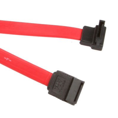 สายเคเบิลลากสายไฟ SATA 6Gbps 9 นิ้ว 23 ซม. การส่งข้อมูล