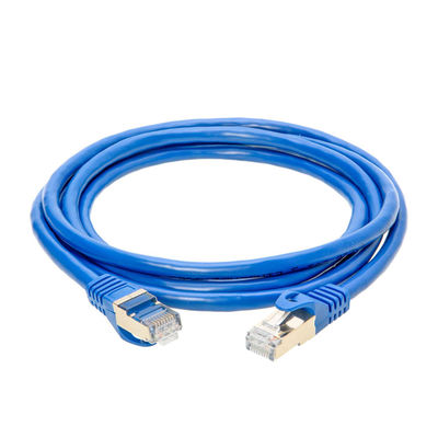 สายเคเบิล Cat7 Lan ในร่มกลางแจ้ง 10M 20M 25M SFTP Shield ทนทาน