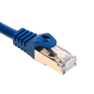 สายเคเบิล Cat7 Lan ในร่มกลางแจ้ง 10M 20M 25M SFTP Shield ทนทาน