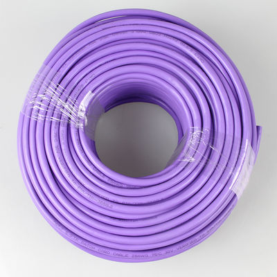 ม้วนสายเคเบิลอีเธอร์เน็ต Cat 7 ปฏิบัติสีม่วง, สายเคเบิลอีเธอร์เน็ต 1000FT Cat 7 SFTP