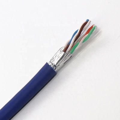 สายเคเบิลเครือข่าย UTP Cat5e แบบแข็ง 4 คู่แจ็คเก็ต PVC ตัวนำ CCA