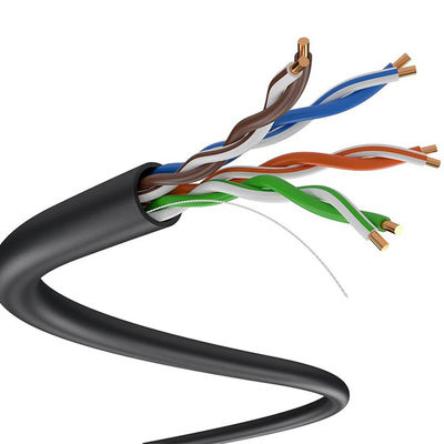 สายเคเบิล Cat5e ควันต่ำ 24AWG LSZH, สายเคเบิลภายนอก Cat5e ฮาโลเจนเป็นศูนย์ 305 ม.