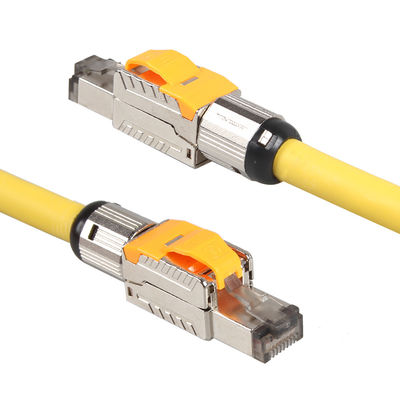 สายเคเบิล Cat 7 STP ที่ปิดภาคสนาม, สายเคเบิลแพทช์เครือข่ายโมดูลาร์ RJ45 8P8C Cat 7