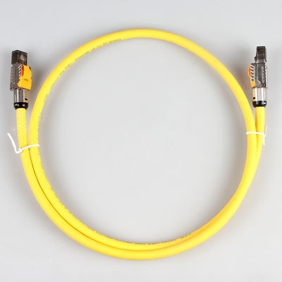 สายเคเบิล Cat 7 STP ที่ปิดภาคสนาม, สายเคเบิลแพทช์เครือข่ายโมดูลาร์ RJ45 8P8C Cat 7