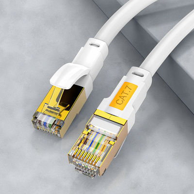 สายแพทช์ Cat7 ป้องกัน 10Gbps อเนกประสงค์ความเร็วสูง 600MHz