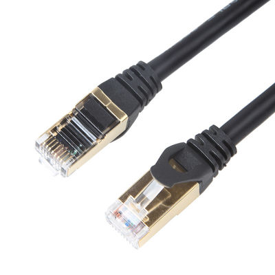 สายแพทช์ OEM FTP 10M Cat6 ทองแดงบริสุทธิ์ RJ45 CCA อเนกประสงค์