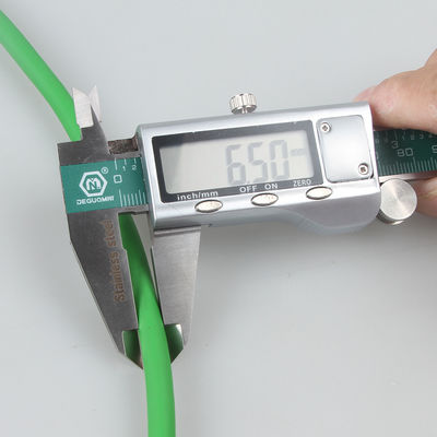 ความยืดหยุ่นสูง Cat 5e SFTP AWG26 PVC Green RJ45 สายเคเบิลอีเธอร์เน็ตสำหรับงานอุตสาหกรรม