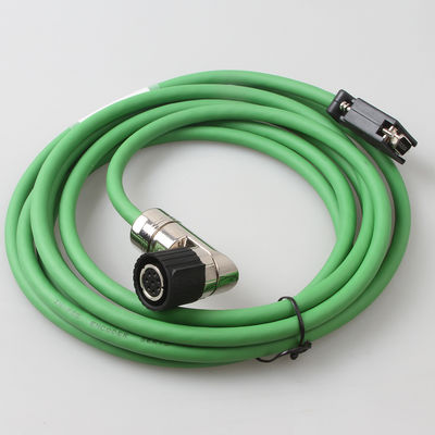V90 6FX3002-2DB10 คาเบิ้ล Encoder คาเบิ้ลเชื่อมเครื่องยนต์เซอร์โว โพล็กพร้อมติดตั้งสายไฟฟ้าสีเขียว